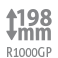 • Minimum height for technical ceiling 198 mm. • Minimum height for technical ceiling 198 mm.