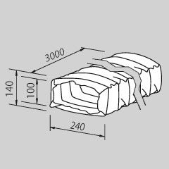 3 m flexible flat ducting - 90224 3 m flexible flat ducting - 90224