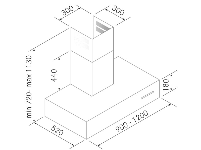 Range Hoods - Master Prof - Technical design